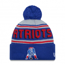 New England Patriots - Main Cuffed Pom Throwback NFL Knit hat