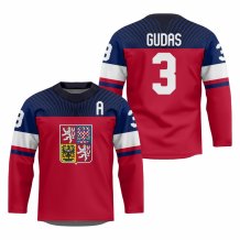 Czechy - Radko Gudas 2026 Hockey Replica Jersey