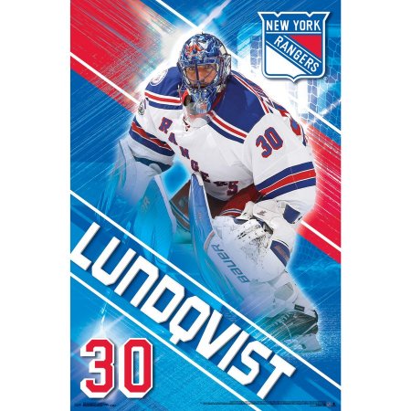 New York Rangers - Henrik Lundqvist NHL Plakat