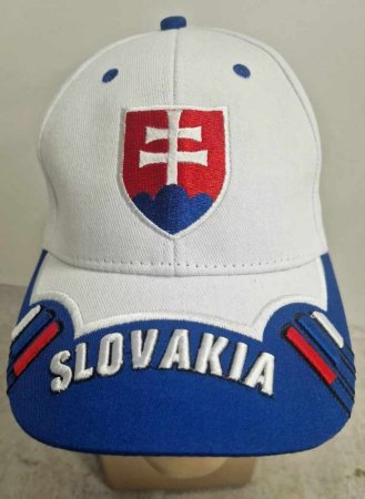 Slovakia - Visor Wordmark White Czapka