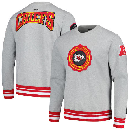 Kansas City Chiefs - Crest Emblem Pullover NFL Mikina s kapucí