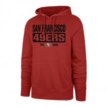 San Francisco 49ers - Box Out Headline NFL Mikina s kapucí