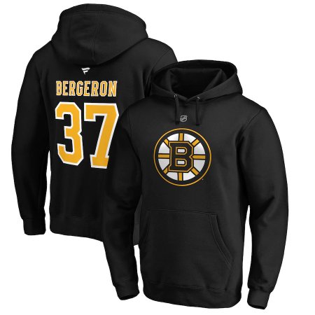 Boston Bruins - Patrice Bergeron Authentic Stack NHL Mikina s kapucňou
