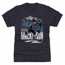 Colorado Avalanche - Nathan MacKinnon Skyline Navy NHL T-Shirt