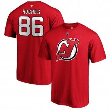 New Jersey Devils - Jack Hughes Stack NHL T-Shirt