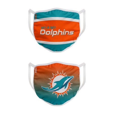 Miami Dolphins - Colorblock 2-pack NFL rouška