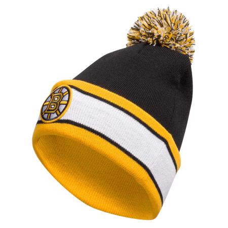 Boston Bruins - Team Stripe Cuffed NHL Knit hat