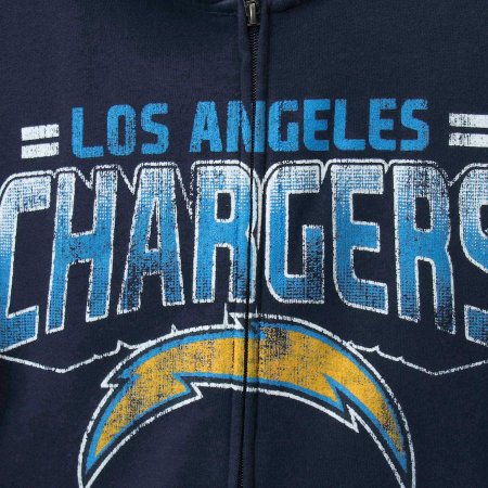 Los Angeles Chargers - Perfect Season Full-Zip NFL Bluza s kapturem