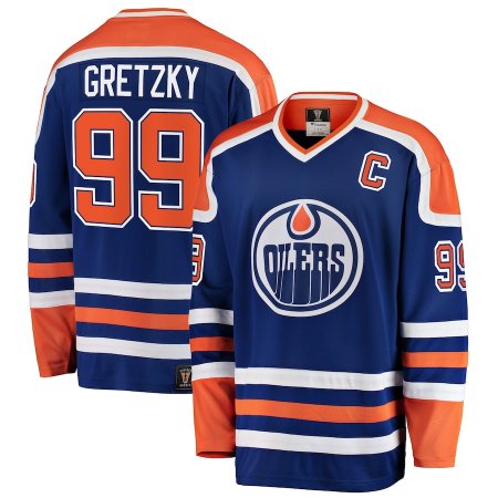 Edmonton Oilers - Wayne Gretzky Retired Breakaway NHL Trikot