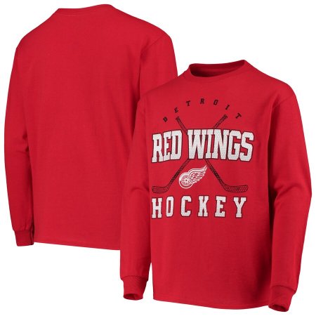 Detroit Red Wings Youth - Digital NHL Long Sleeve T-Shirt