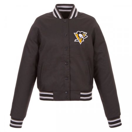 Pittsburgh Penguins women - JH Design Front Hit Poly-Twill NHL Jacket