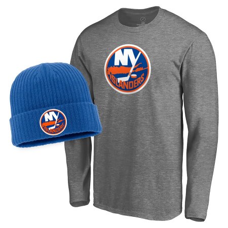 New York Islanders - Koszulka + Czapka Zimowa NHL Set