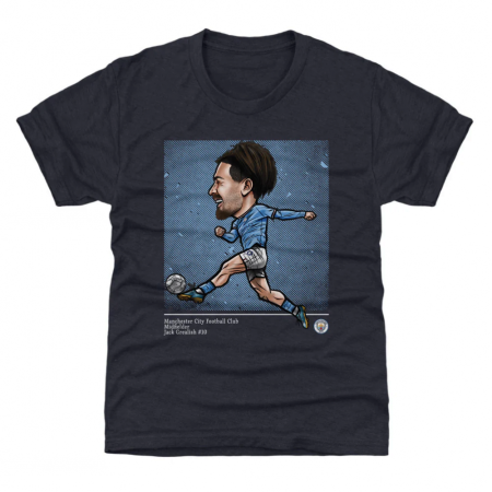 Manchester City Kinder - Jack Grealish Cartoon T-Shirt