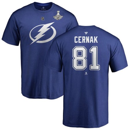 Tampa Bay Lightning - Erik Cernak 2020 Stanley Cup Champions NHL T-Shirt
