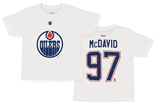 Edmonton Oilers Detské - Connor McDavid White NHL Tričko