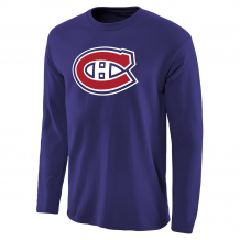 Montreal Canadiens - Primary Logo Team Logo Royal NHL Langärmlige Shirt