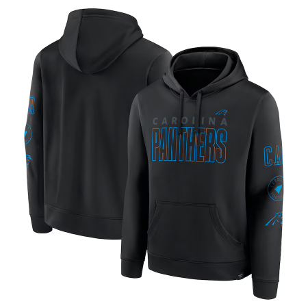 Carolina Panthers - Blackout Pullover NFL Sweatshirt