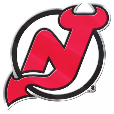 New Jersey Devils - Team Color Emblem NHL Sticker