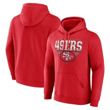San Francisco 49ers - Geometric Chrome NFL Bluza s kapturem
