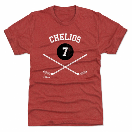 Chicago Blackhawks - Chris Chelios Sticks NHL T-Shirt