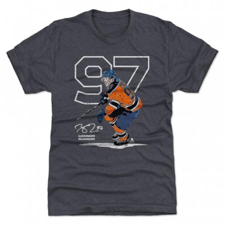 Edmonton Oilers - Connor McDavid Outline NHL T-Shirt