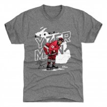 Detroit Red Wings - Steve Yzerman Player Gray NHL T-Shirt