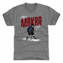 Colorado Avalanche - Cale Makar Chisel Gray NHL T-Shirt