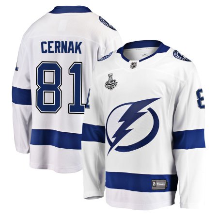 Tampa Bay Lightning - Erik Cernak 2021 Stanley Cup Final Away NHL Trikot