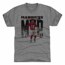 Kansas City Chiefs - Patrick Mahomes MVP Gray NFL T-Shirt