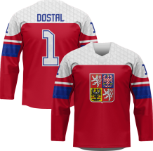 Czechy - Lukáš Dostál Hockey Replica Jersey