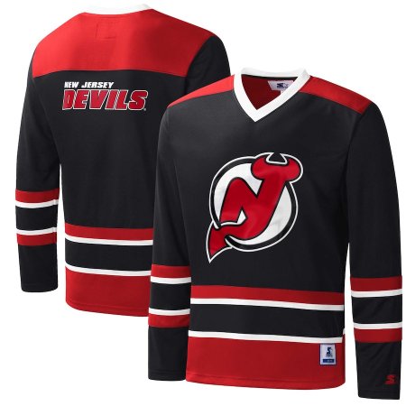 New Jersey Devils - Cross Check NHL Tričko s dlouhým rukávem