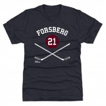 Colorado Avalanche - Peter Forsberg Sticks Navy NHL T-Shirt