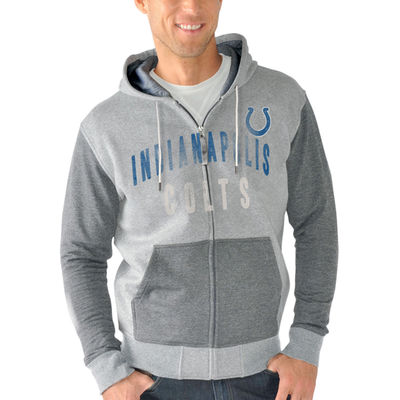 Indianapolis Colts - Safety Tri-Blend Full-Zip NFL Mikina s kapucí