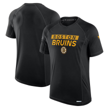 Boston Bruins - 2024 Authentic Pro Rink Tech Black NHL T-Shirt