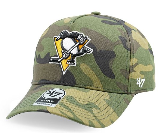 Pittsburgh Penguins - Camo Grove MVP NHL Kšiltovka