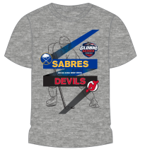2024 NHL Global Series Praha Detské - Buffalo Sabres vs. New Jersey Devils Matchup NHL Tričko