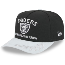 Las Vegas Raiders - 2025 Draft 9Fifty Black NFL Šiltovka