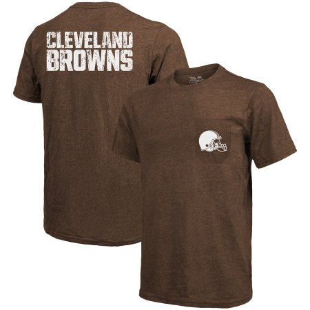 Cleveland Browns - Tri-Blend Pocket NFL Tričko