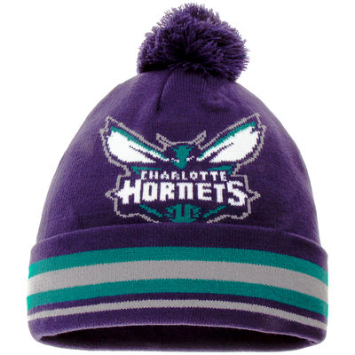 Charlotte Hornets detská - Cuffed Knit Hat with Pom NBA Kšiltovka