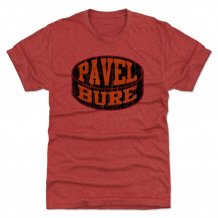 Vancouver Canucks - Pavel Bure Puck Red NHL T-Shirt