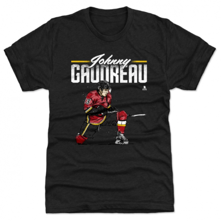 Calgary Flames - Johnny Gaudreau Retro NHL T-Shirt