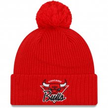 Chicago Bulls - 2021 Team Color Pom NBA Knit Cap