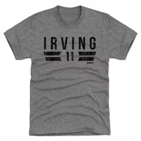 Brooklyn Nets - Kyrie Irving Font Gray NBA Koszulka