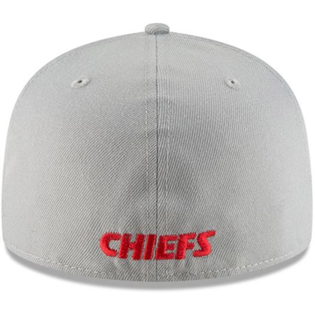 Kansas City Chiefs - Omaha Gray 59FIFTY NFL Hat