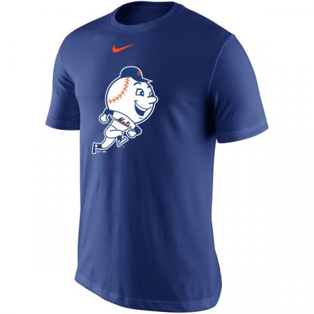 New York Mets - Mr. Met Batting Practice Logo MLB T-Shirt :: FansMania