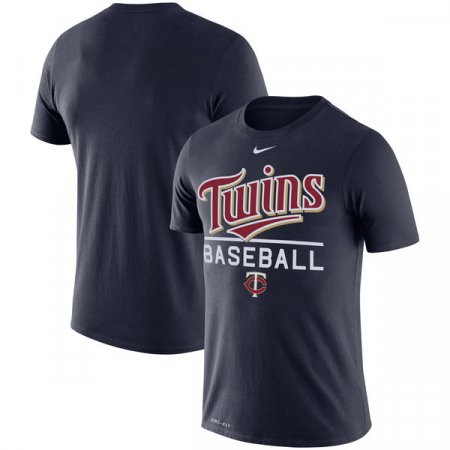 Minnesota Twins - Wordmark Practice Performance MLB T-Shirt