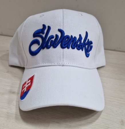 Slovensko - Wordmark Hockey White Šiltovka