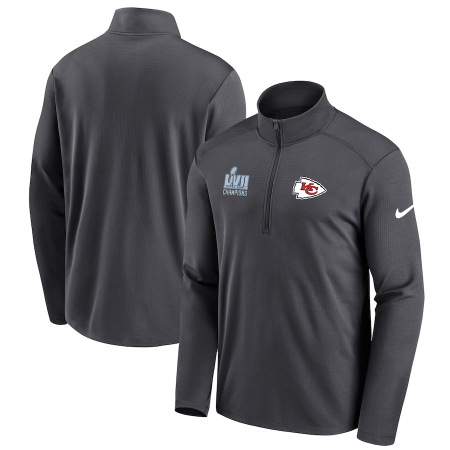Kansas City Chiefs - Super Bowl LVII Champs Half-Zip NFL Sweatshirt