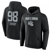 Las Vegas Raiders - Maxx Crosby Wordmark NFL Mikina s kapucňou