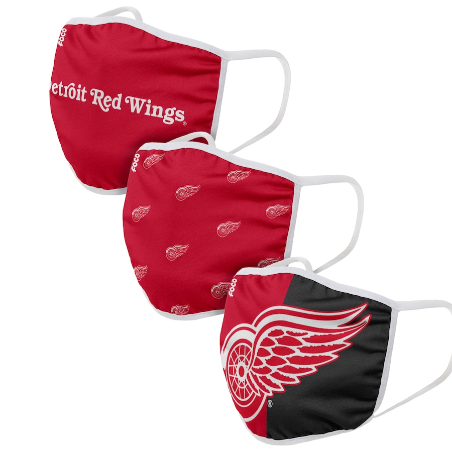 detroit red wings face mask